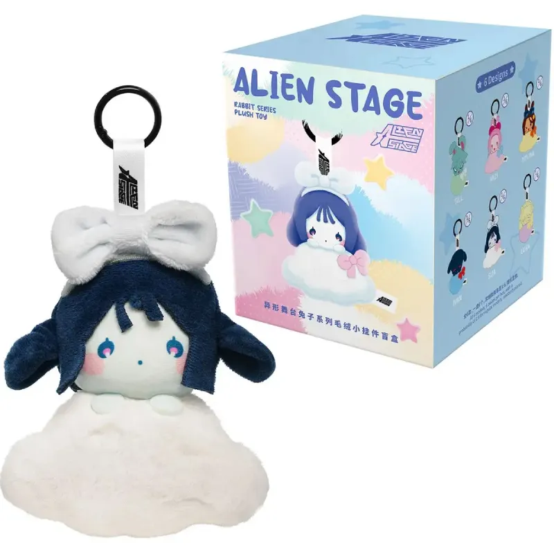 privjesak alien stage rabbit series plush blind box 9cm - slika 1