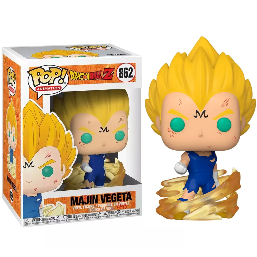 funko pop dragon ball z majin vegeta 9cm - slika 1