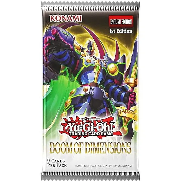 yu-gi-oh! doom of dimensions booster pack - slika 1