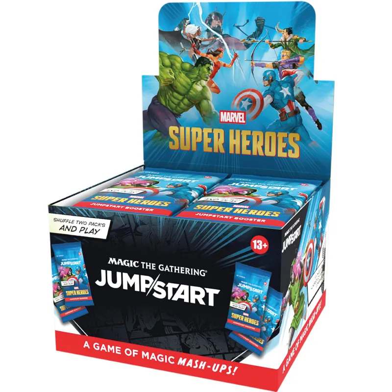 magic: the gathering marvel super heroes jumpstart booster box - slika 1