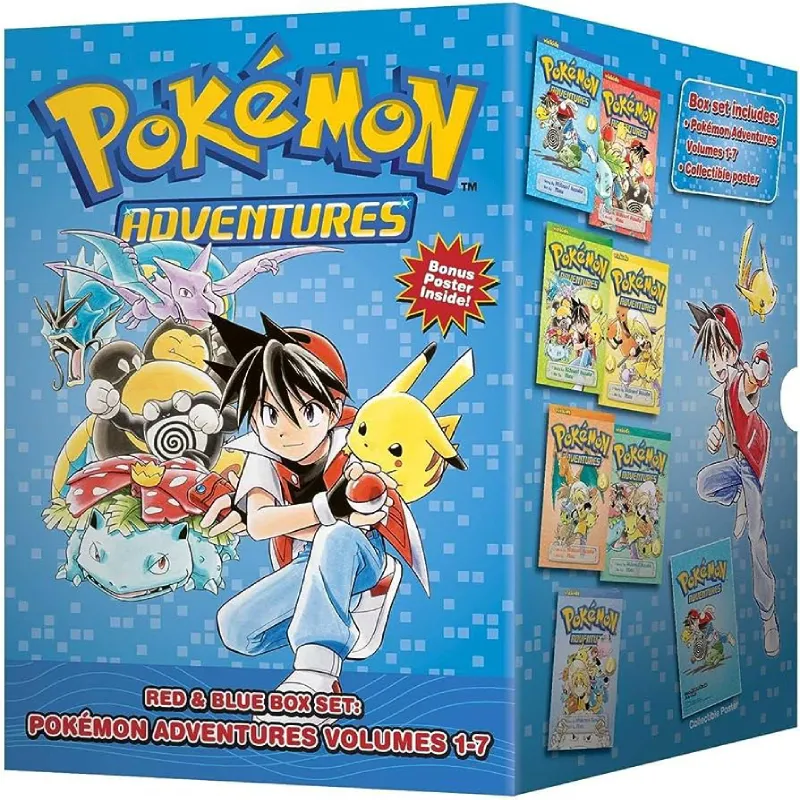 pokemon adventures red & blue box set - slika 1