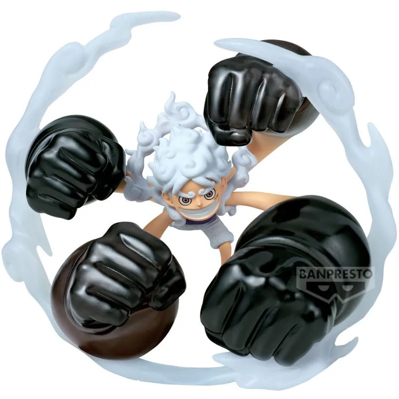 one piece monkey d. luffy gear 5 world collectable figura 12cm - slika 1