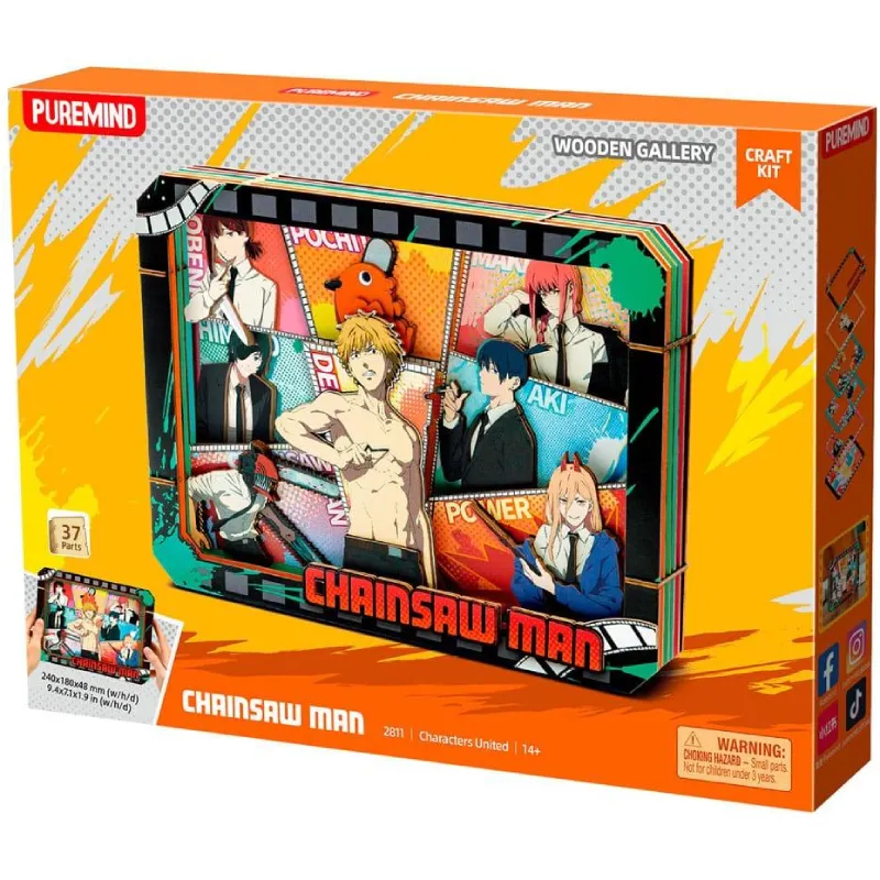 chainsaw man devil hunting operation wooden gallery - slika 1