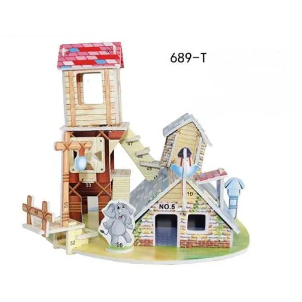 (12 kom) 3d mini puzzle razni modeli dostupni - slika 6