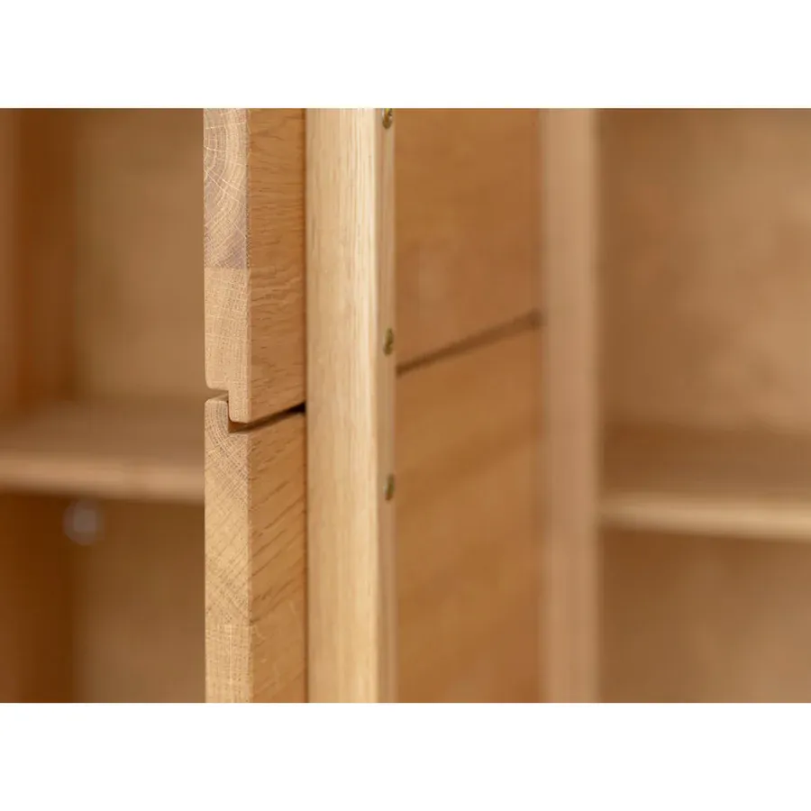 komoda tirano 154x39 cm, materijal: masivno drvo hrast - slika 11
