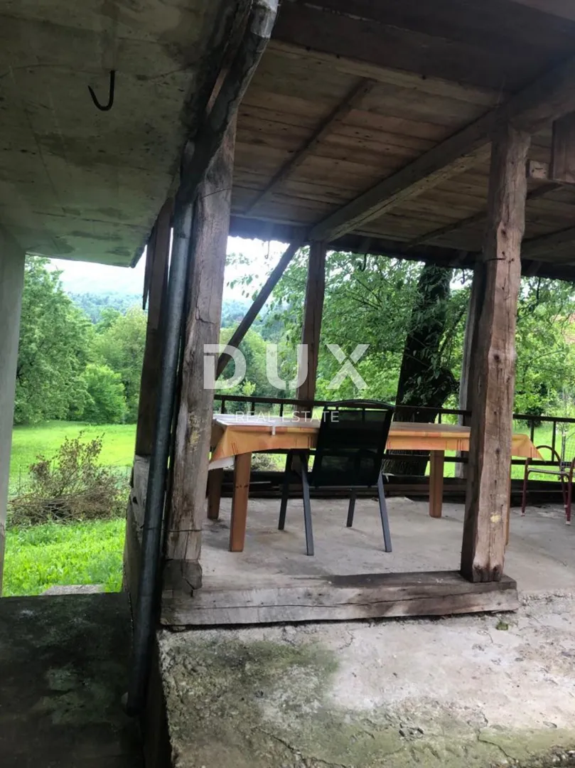 gorski kotar, lukovdol - kuća s velikom okućnicom - slika 6