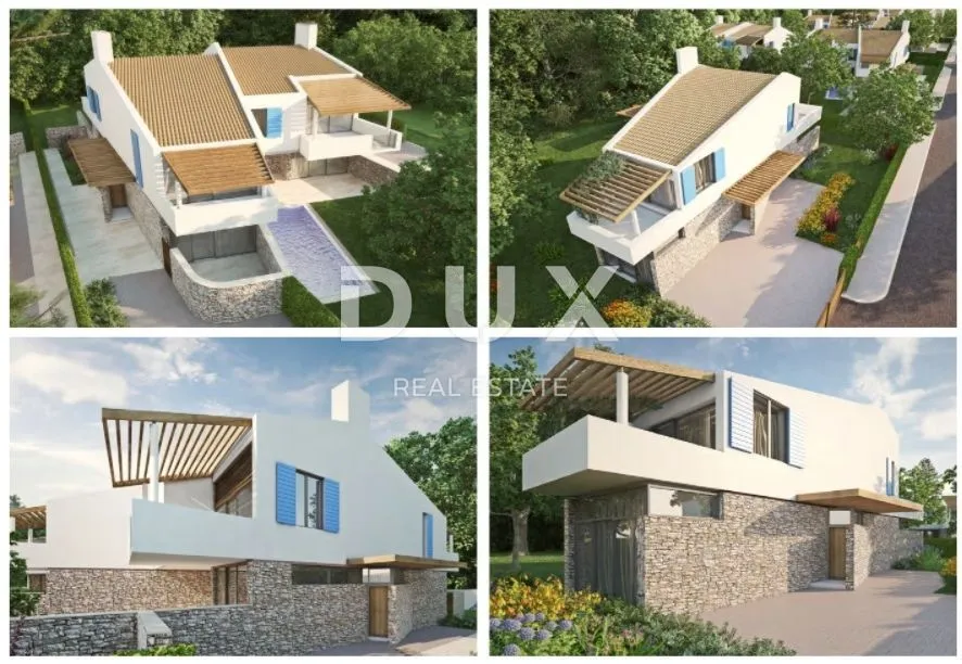 ISTRA, LABIN Dvojna vila u izgradnji!