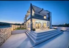 dalmacija, vodice - dugoročni najam moderne vile s bazenom i panoramskim pogledom - slika 20