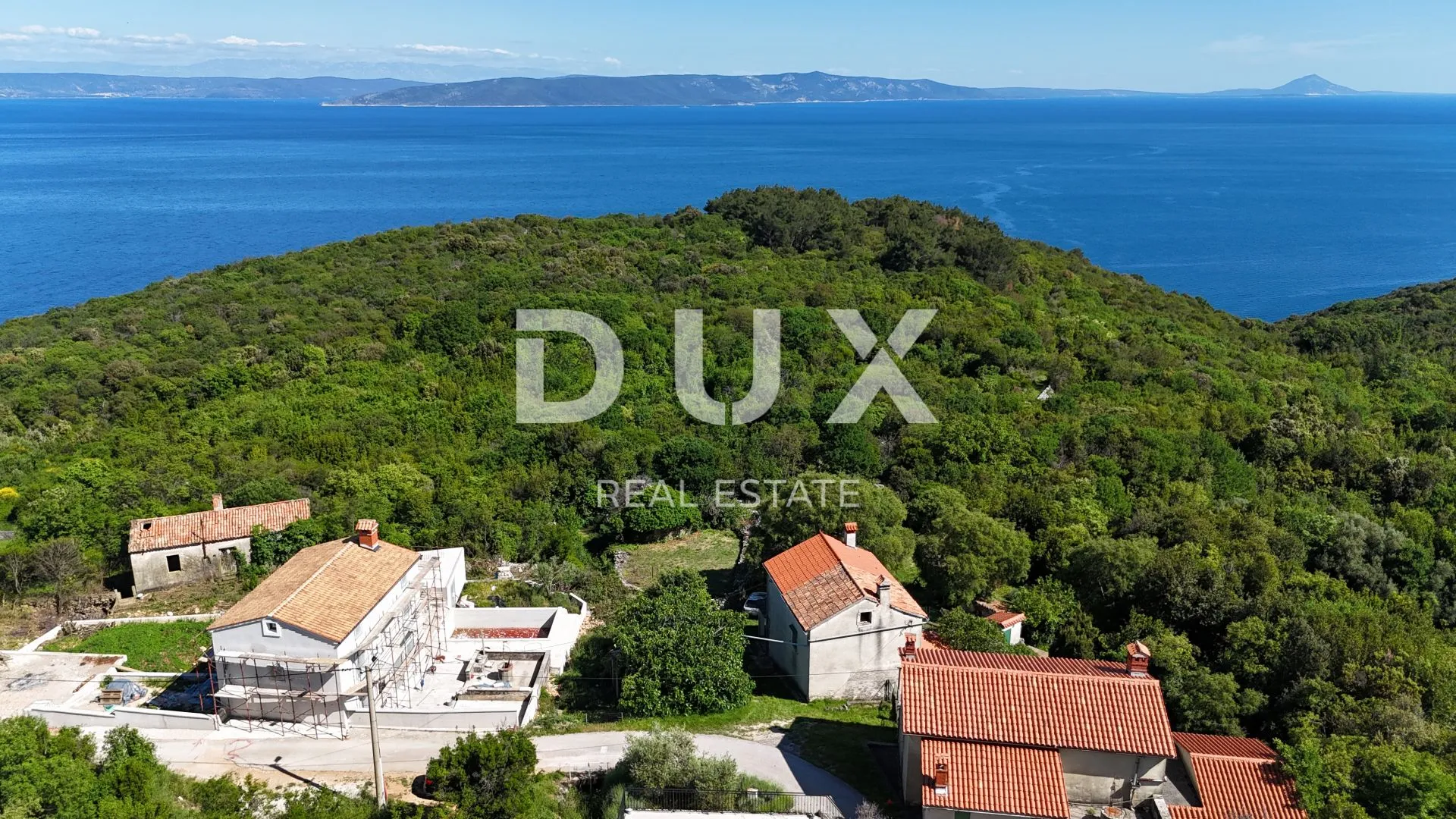 istra, rabac (okolica) - kamena kuća s pogledom na more - slika 36