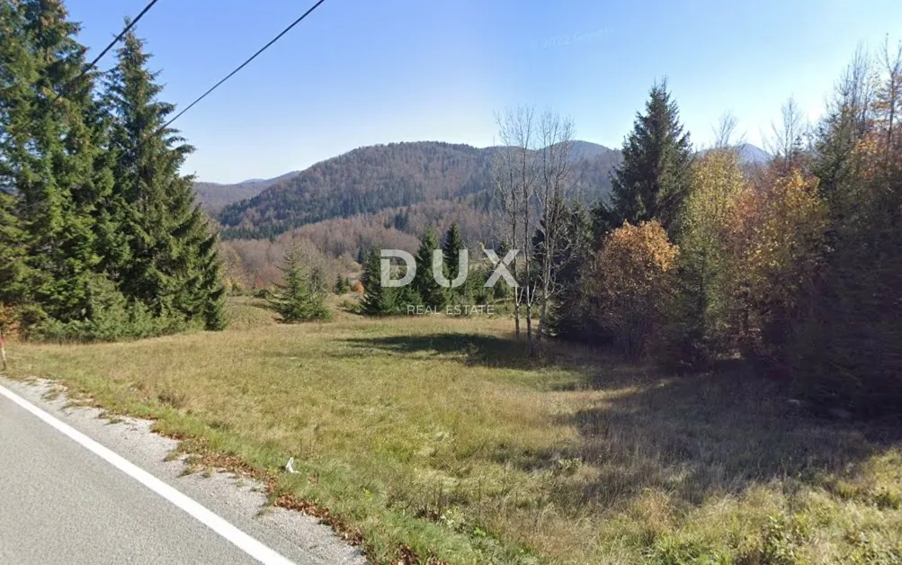 GORSKI KOTAR, STARI LAZ - Građevinski teren u tihom kutku prirode - Stari Laz, Ravna Gora