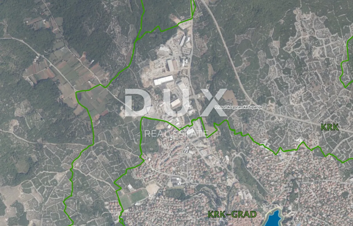 OTOK KRK, GRAD KRK - Građevinsko zemljište 8000m2