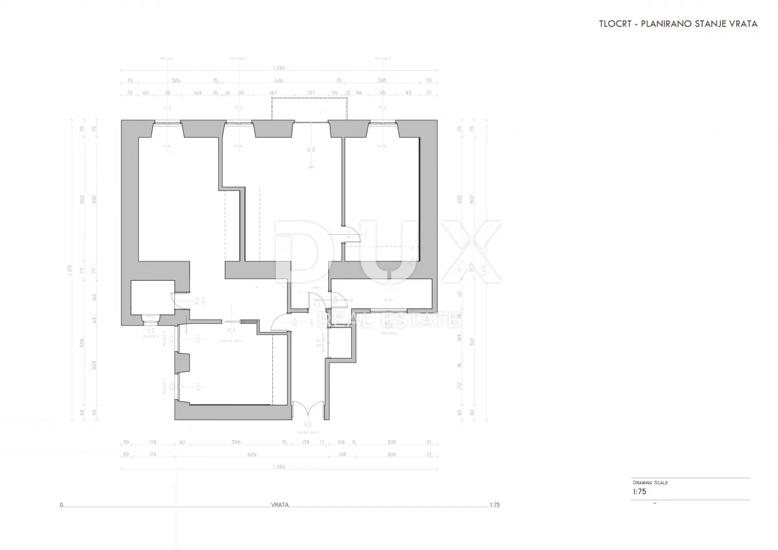 rijeka, centar, 4-sobni stan, 98,50 m2, 2 stambene jedinice - slika 6