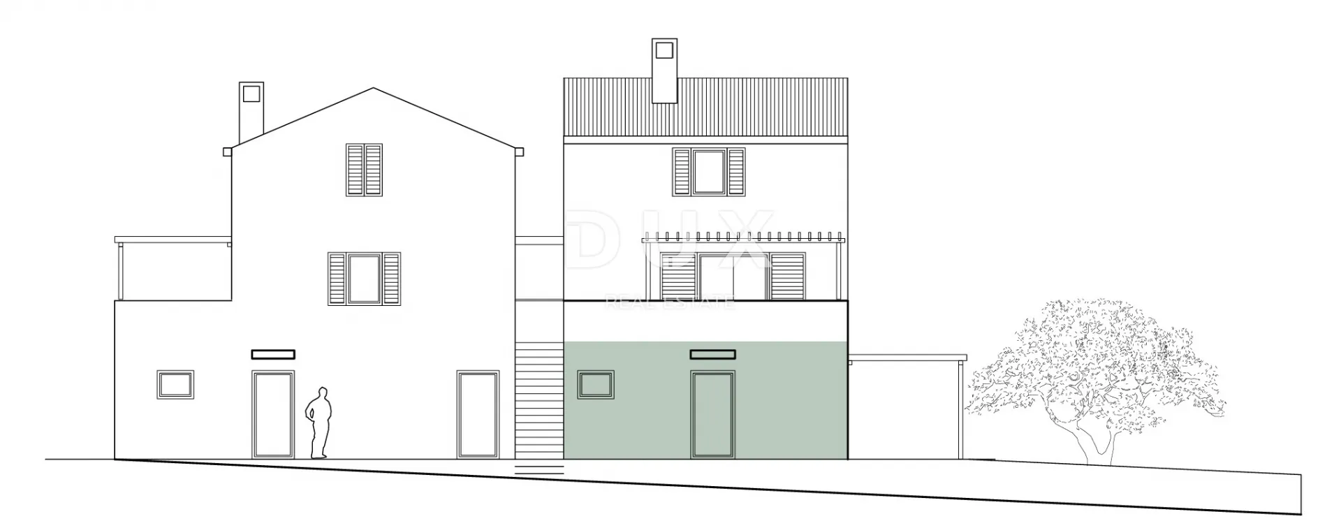 otok lošinj, nerezine - moderan apartman sa zajedničkim bazenom - slika 10