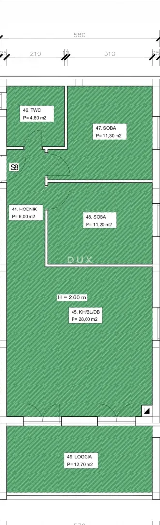 zadar, crvene kuće - dvosobni stan, garaža + parking! - slika 20