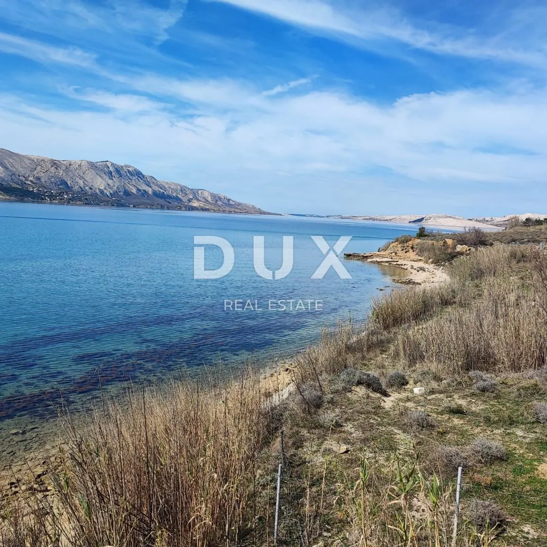 otok pag, grad pag građevinsko zemljište prvi red do mora. - slika 5