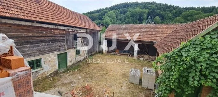 otočac, brinje - kuća u roh-bau fazi s 42.800 m2 okućnice - slika 3