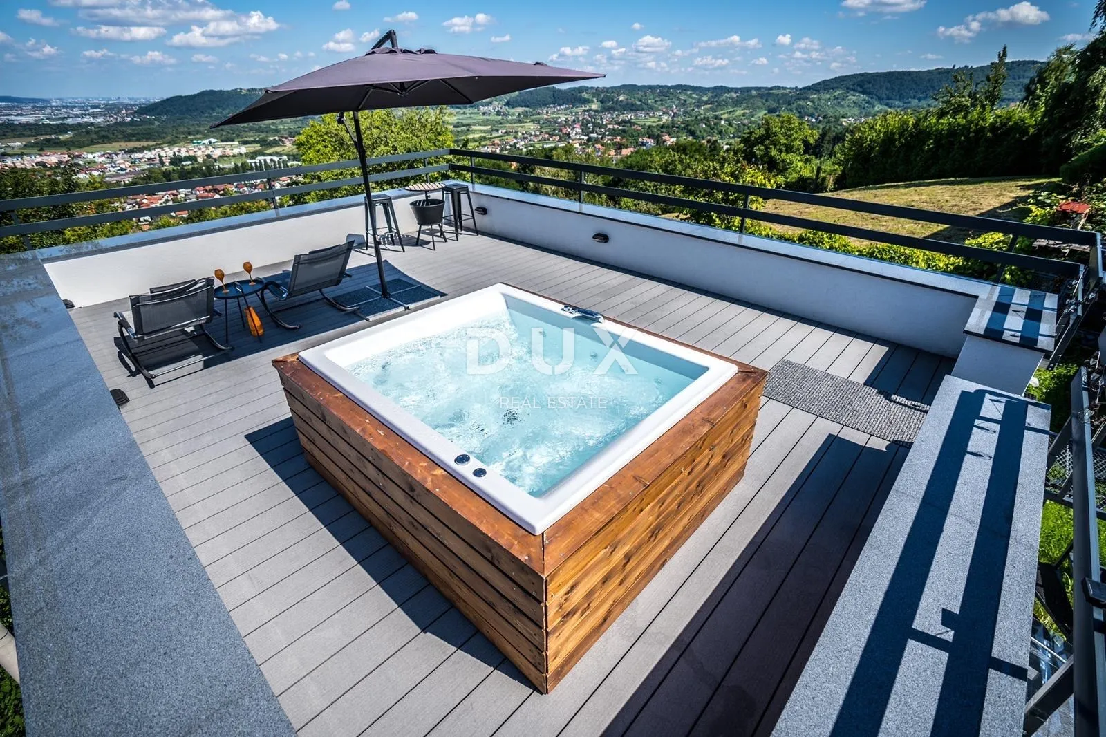 samobor, giznik - prilika! moderna kuća - terasa, jacuzzi, panoramski pogled! - slika 11