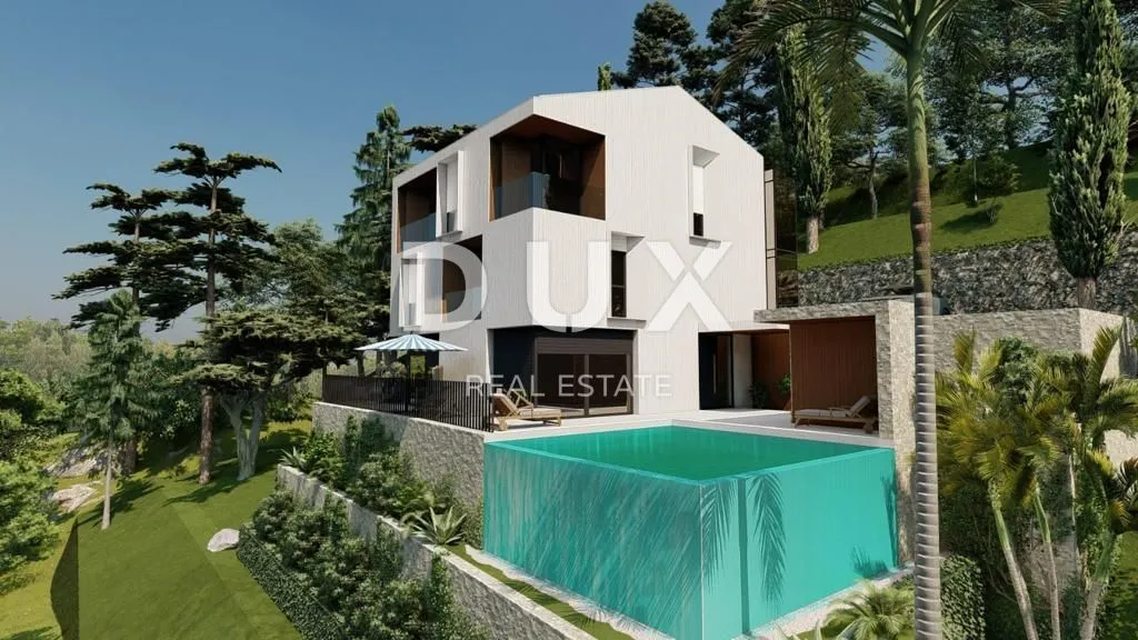 OPATIJA RIVIERA – posebna dizajnerska vila blizu mora s dva bazena, wellness i panoramski pogled - Mošćenička Draga