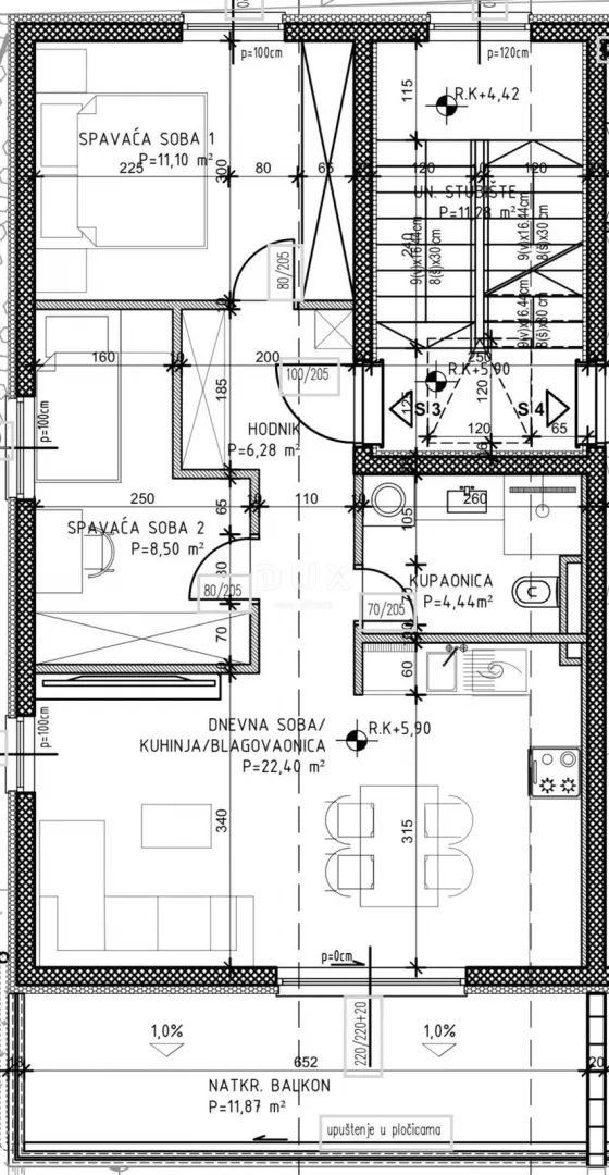 dalmacija, kaštela -dvosoban + db 58,66 m² novogradnja 2.kat - slika 14