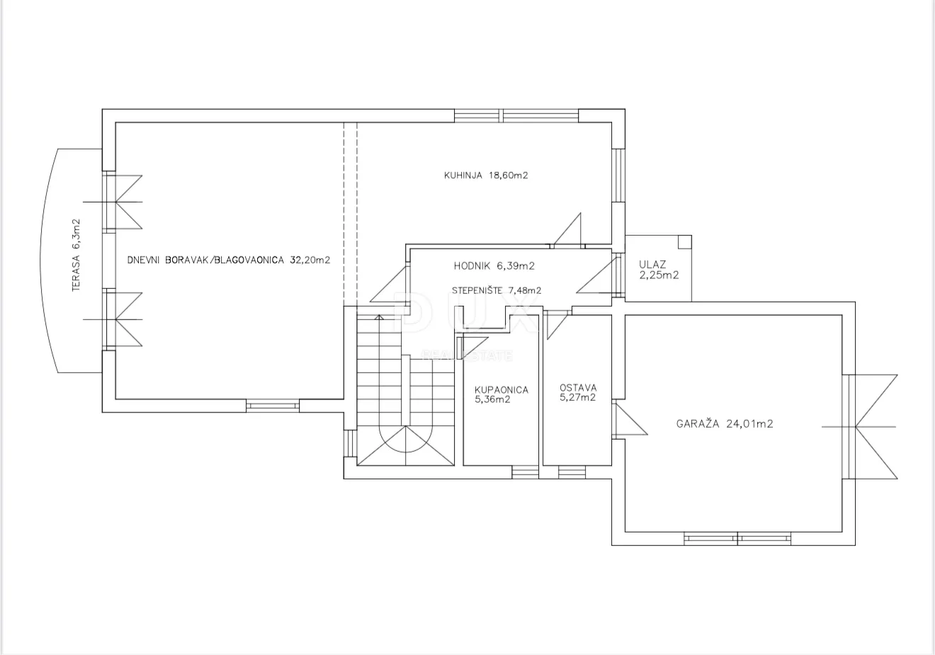 istra, pomer - samostojeća kuća 250m2 s garažom i okućnicom, 150m od mora - slika 32