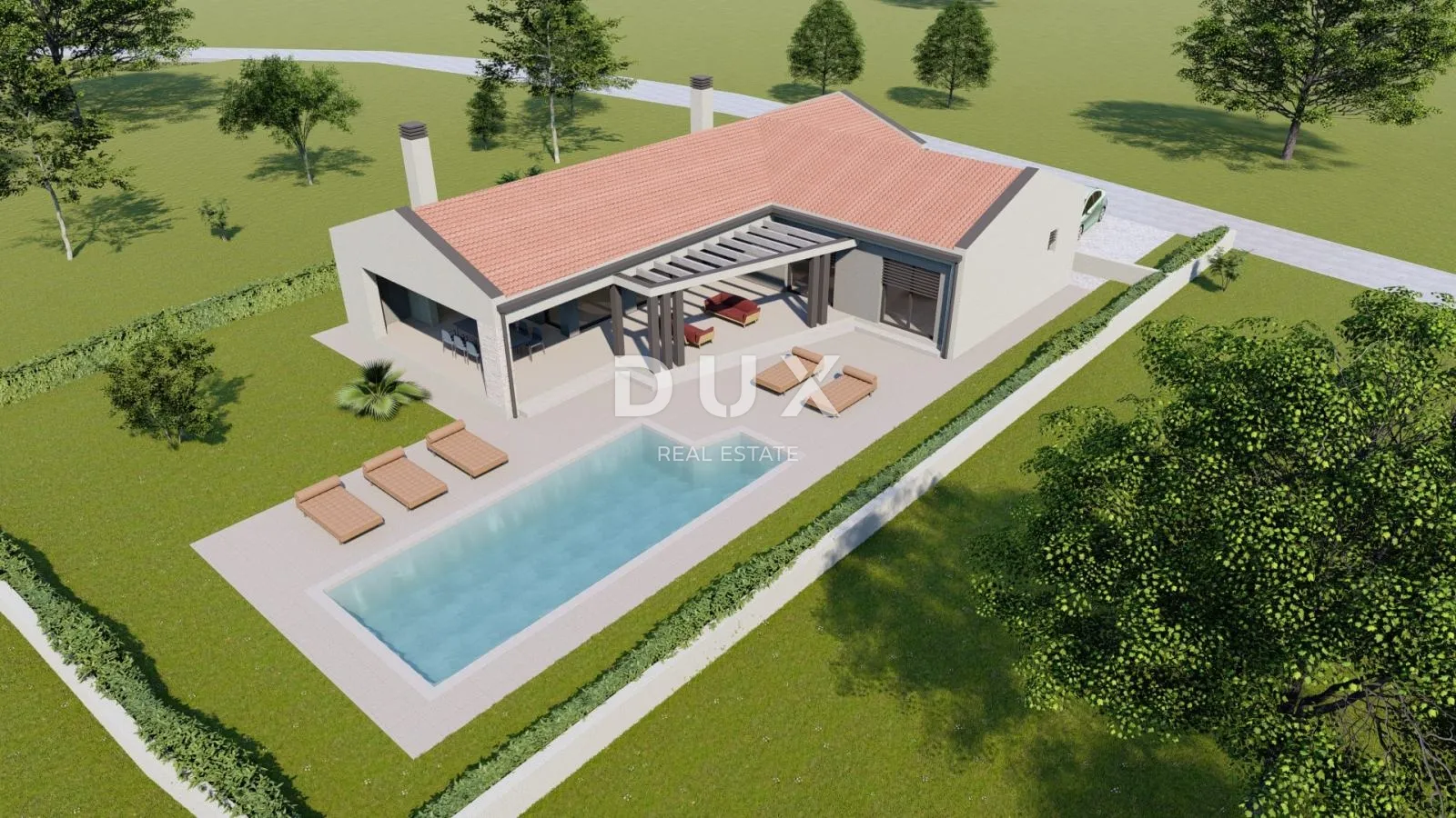 ISTRA, MARČANA - Građevinsko zemljište s građevinskom dozvolom