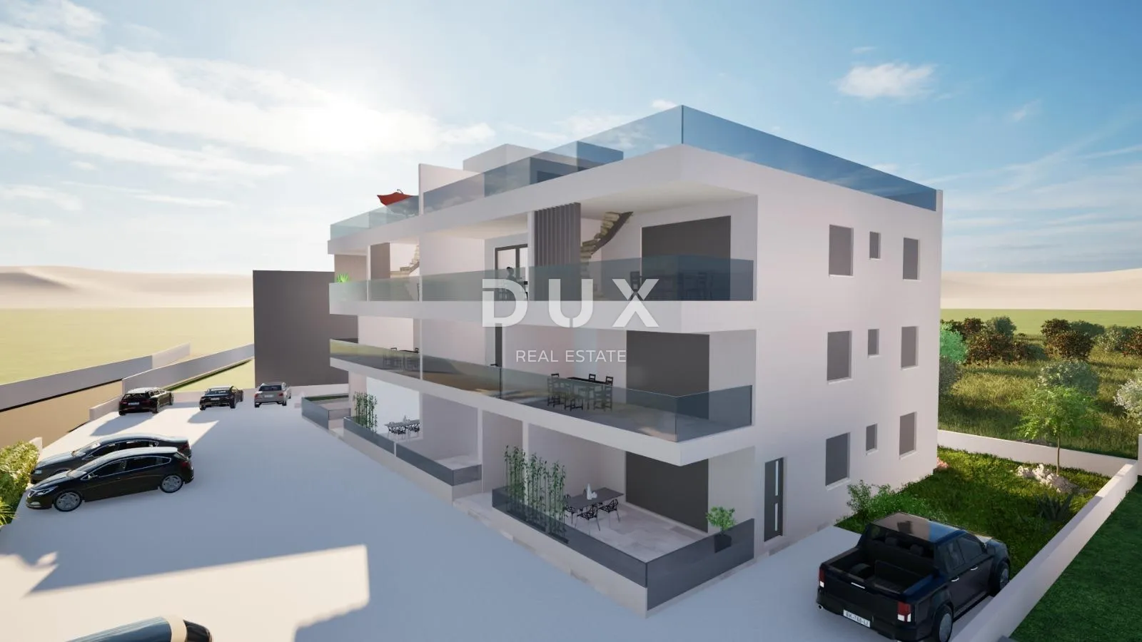 vodice, srima – penthouse 1. red uz more, panorama, krovna terasa 113 m² - slika 3