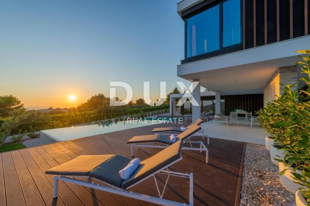 dalmacija, primošten - ekskluzivna dizajnerska vila s infinity bazenom i panoramskim pogledom na more - slika 30