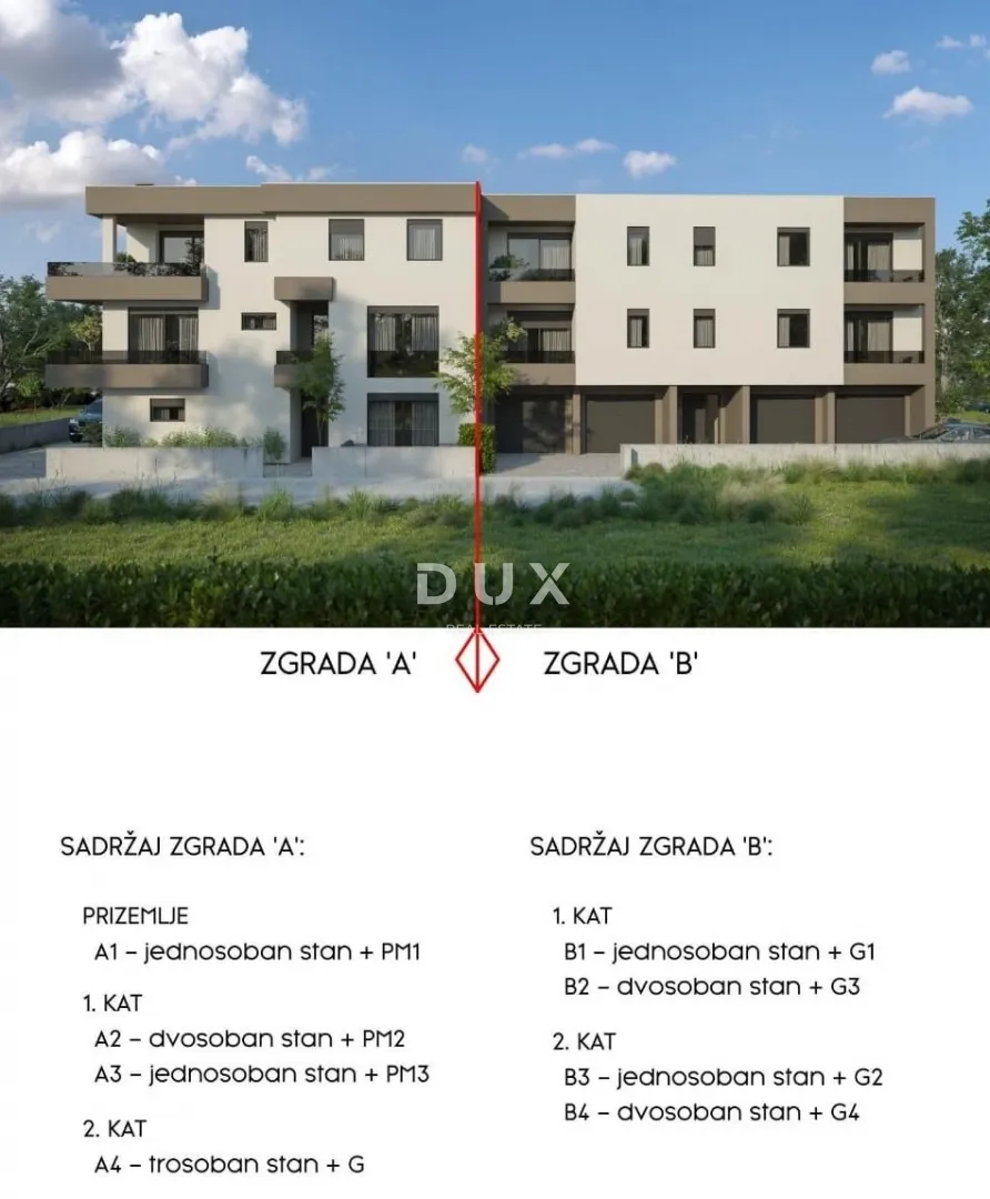 istra, pula - 1ss+db stan u manjoj novogradnji s privatnom garažom - slika 6