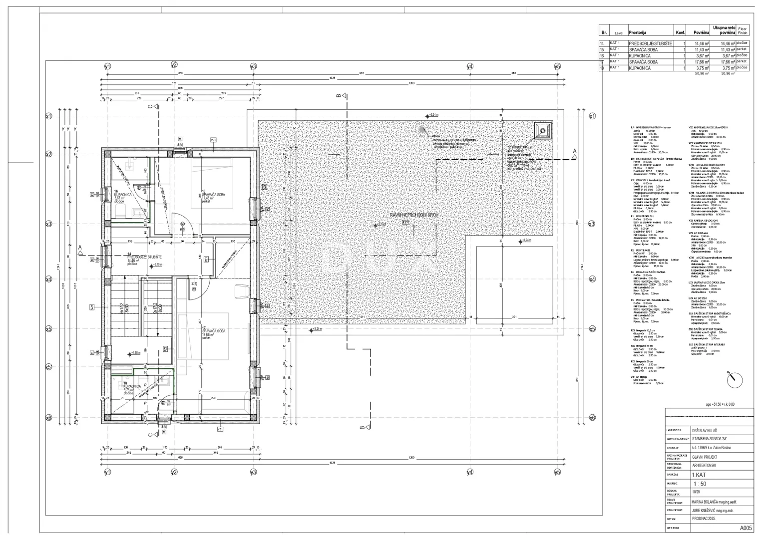 zaton, šibenik, vila u izgradnji, 188,35 m², bazen - slika 9