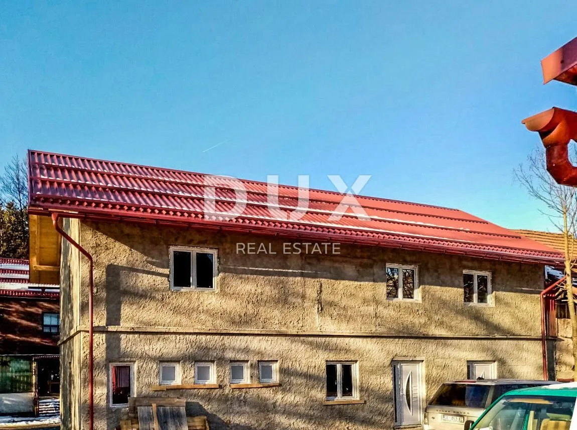 gorski kotar, delnice - zgrada s dva stana i s poslovnim prostorom u centru delnica.prilika! - slika 3