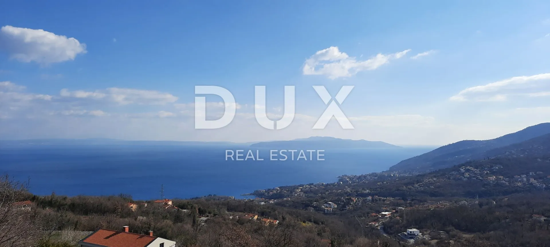 OPATIJA, VEPRINAC - Građevinsko zemljište sa pogledom prema moru i Učki - Veprinac, Opatija