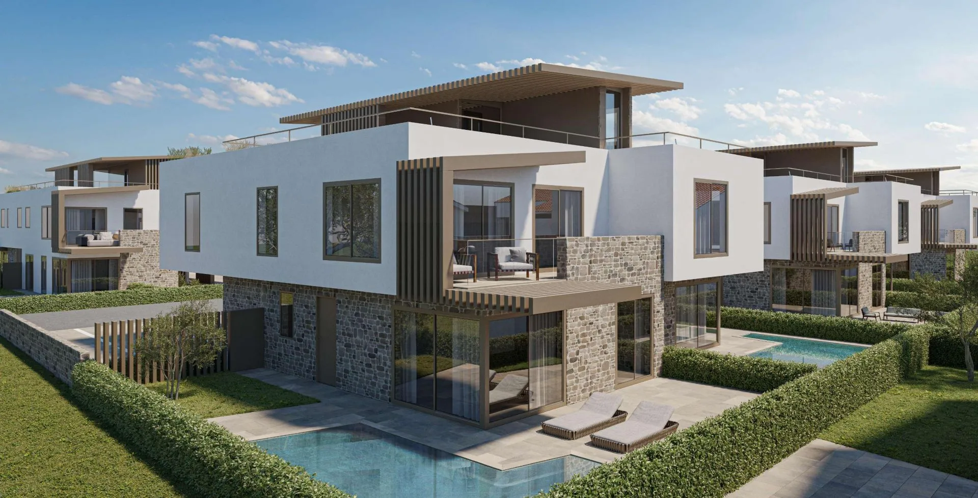 novigrad - dvojna kuća u novom kompleksu od 9 zgrada sa sveukupno 24 stana i 6 dvojnih kuća, s pogledom 200m od mora! - slika 9