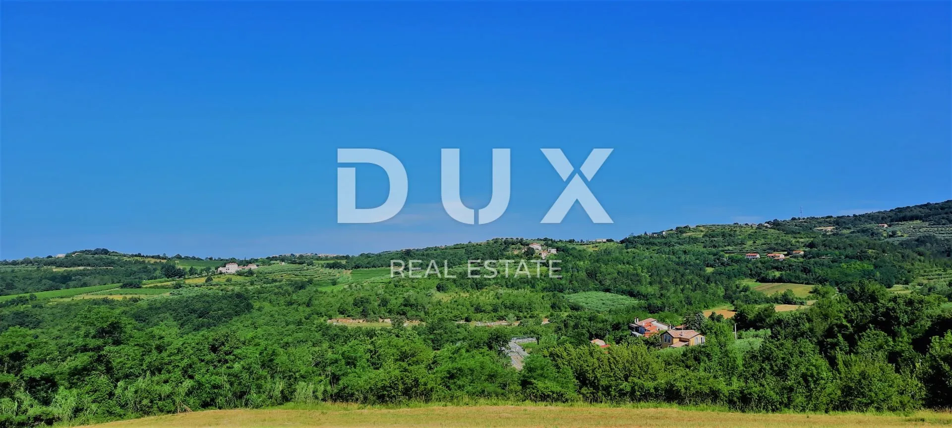 istra, grožnjan - građevinsko zemljište 1237m2 sa predivnim pogledom na more - slika 3
