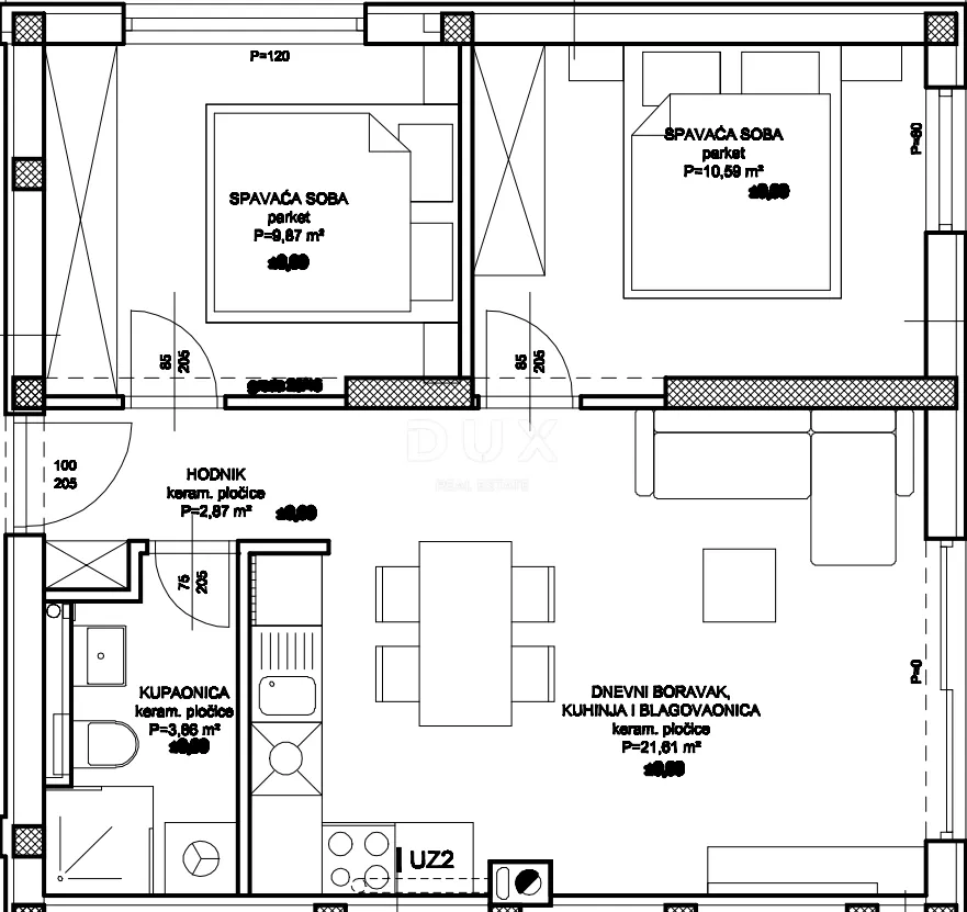 vodice, stablinac, prizemni stan, 68 m², u novogradnji - slika 6