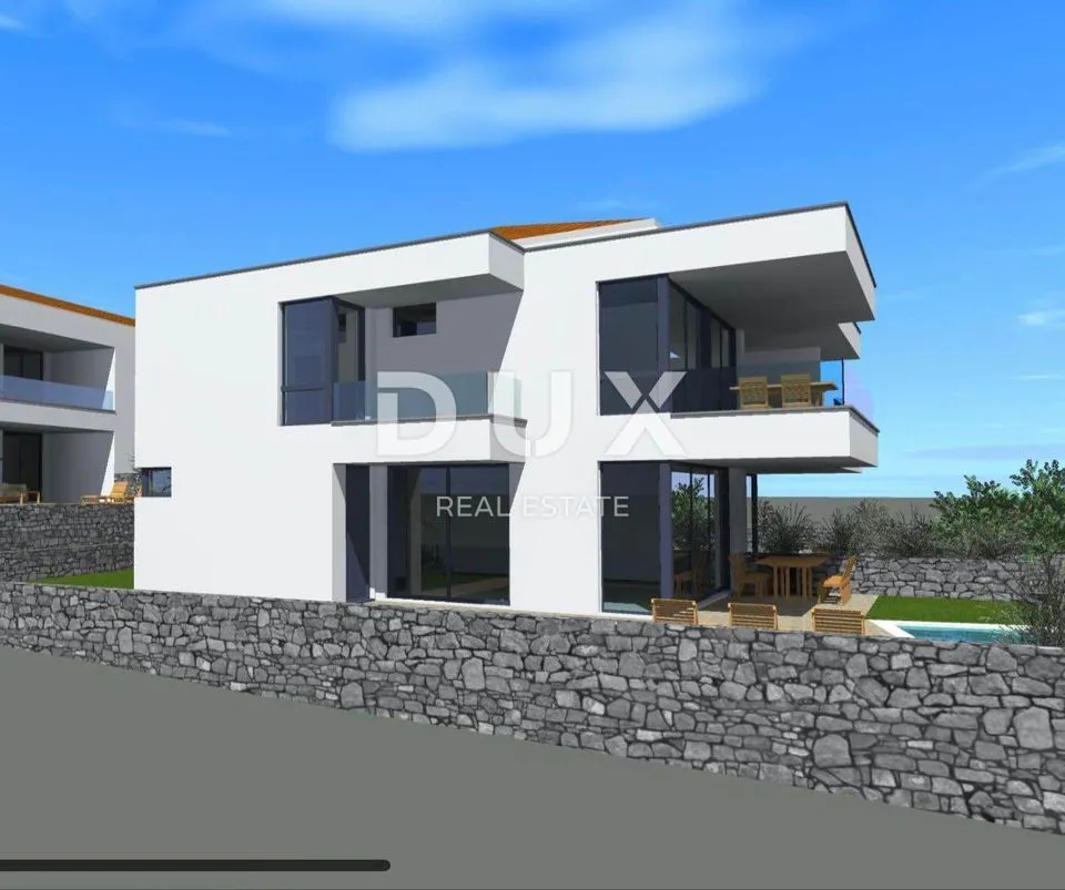 otok krk, malinska - moderna dvojna kuća - slika 10