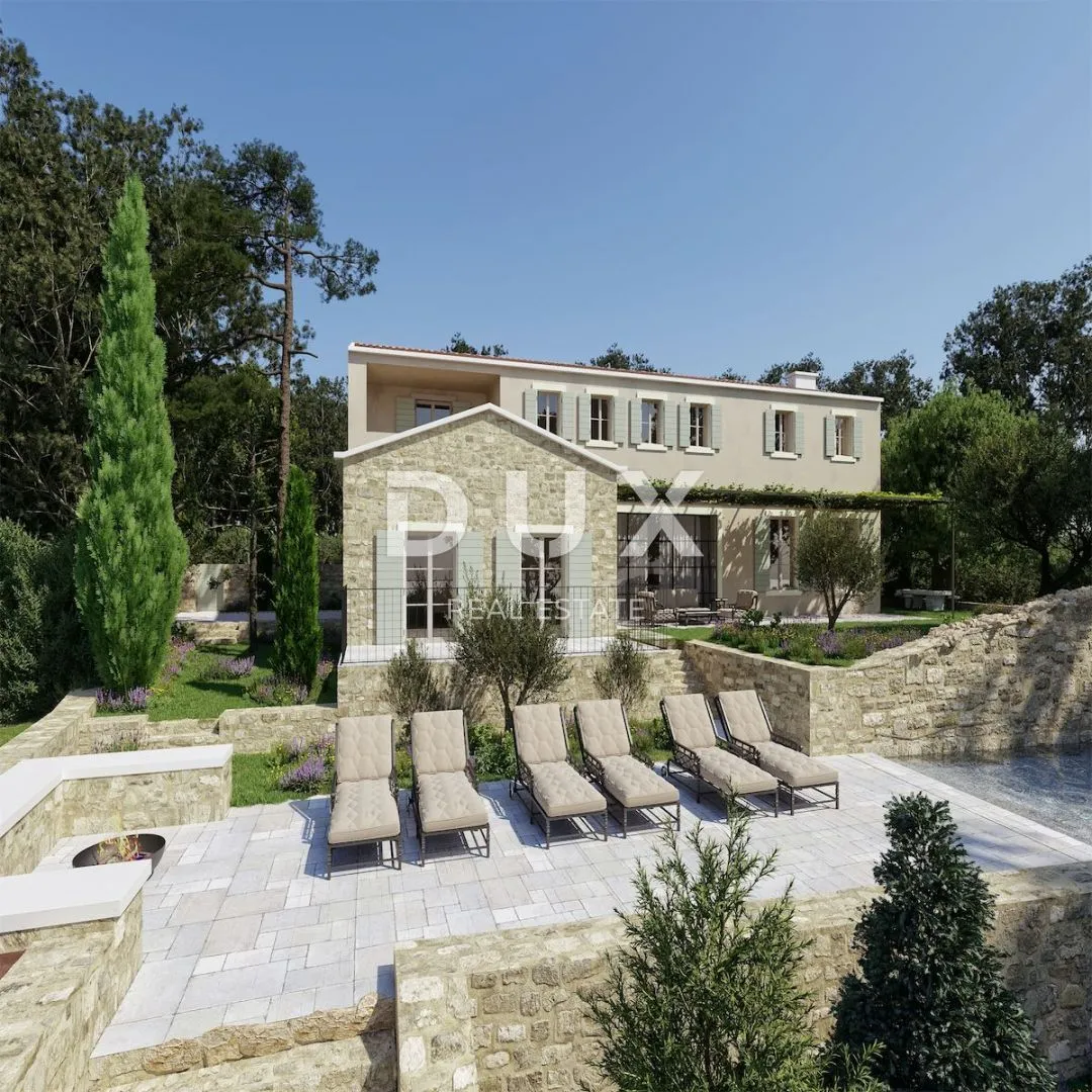 istra, brtonigla - idilična kamena vila sa wellnesom i pogledom na more - slika 1