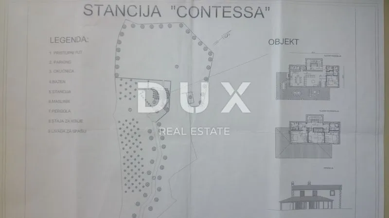 istra, labin - poljoprivredno zemljište 44000m2 sa ruševnim objektom - slika 9