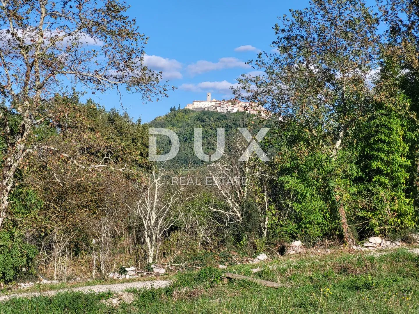 istra, motovun - kompleks građevinskog i poljoprivrednog zemljišta s pogledom na motovun - slika 5