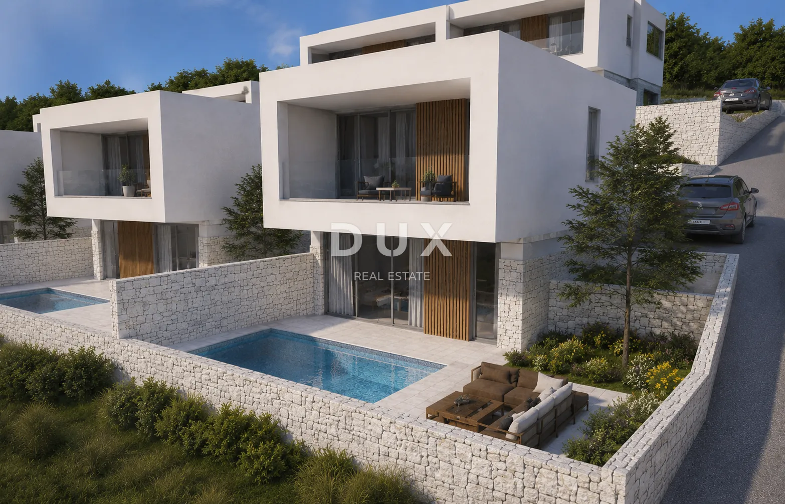 crikvenica, kuća, 72 m², bazen, pogled na more - slika 1