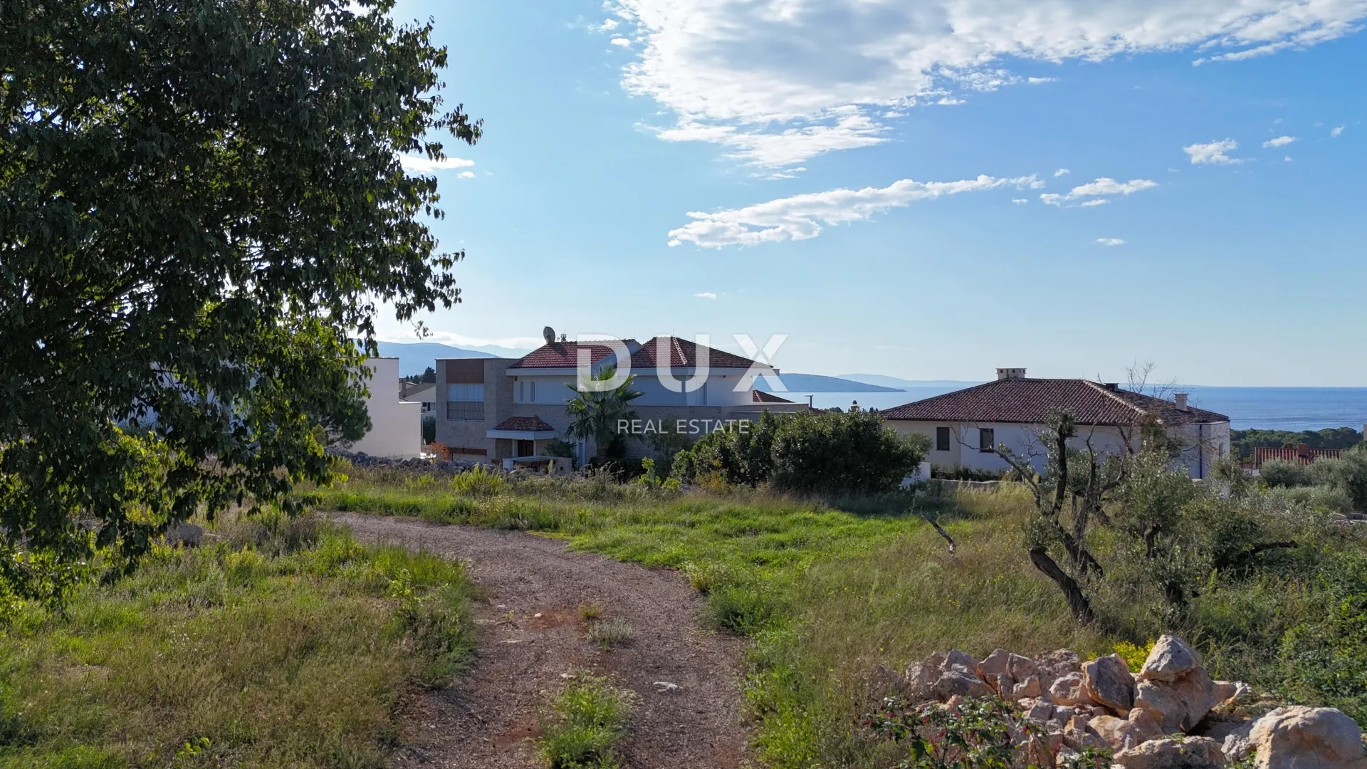 otok krk, grad krk - zemljište s pogledom na more 777m2 - prilika! - slika 5