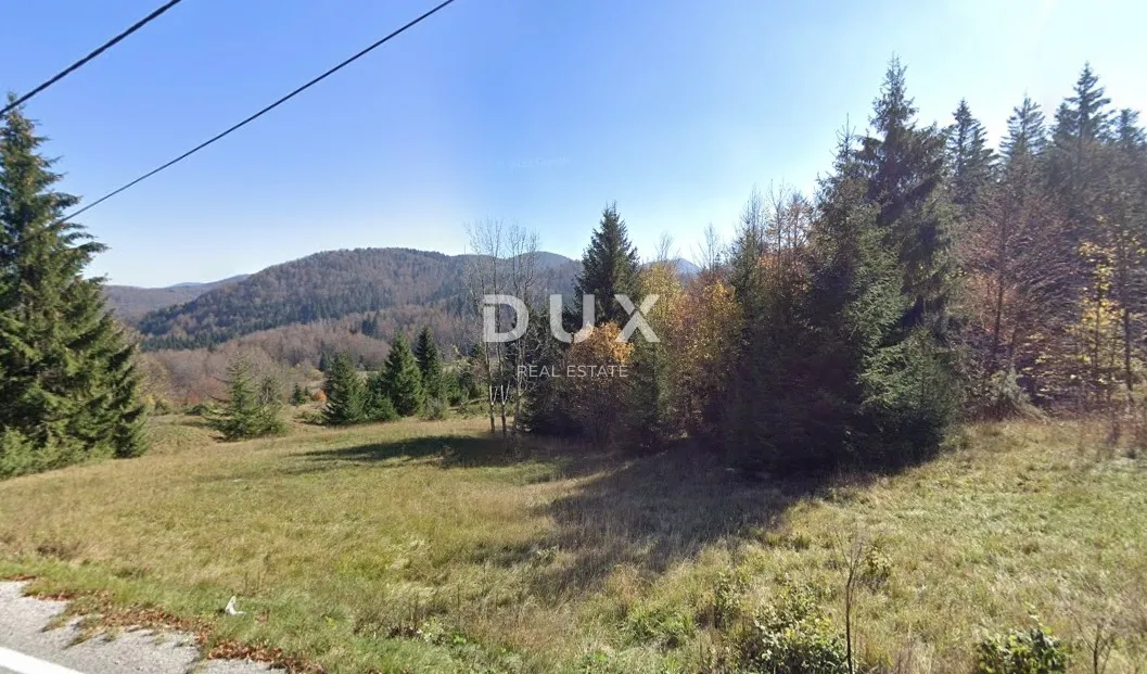 gorski kotar, stari laz - građevinski teren u tihom kutku prirode - slika 2