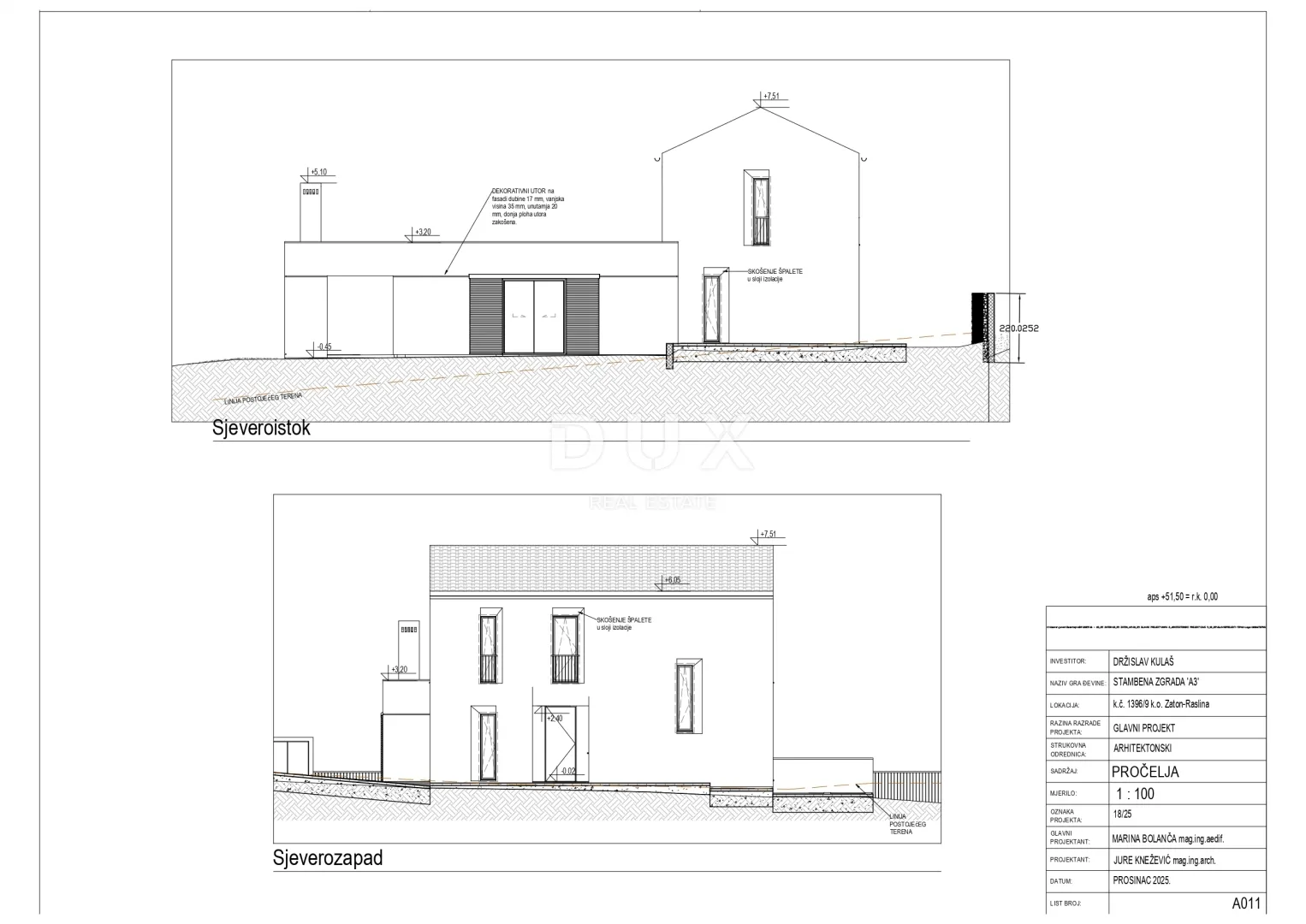 zaton, šibenik, vila u izgradnji, 188,35 m², bazen - slika 19