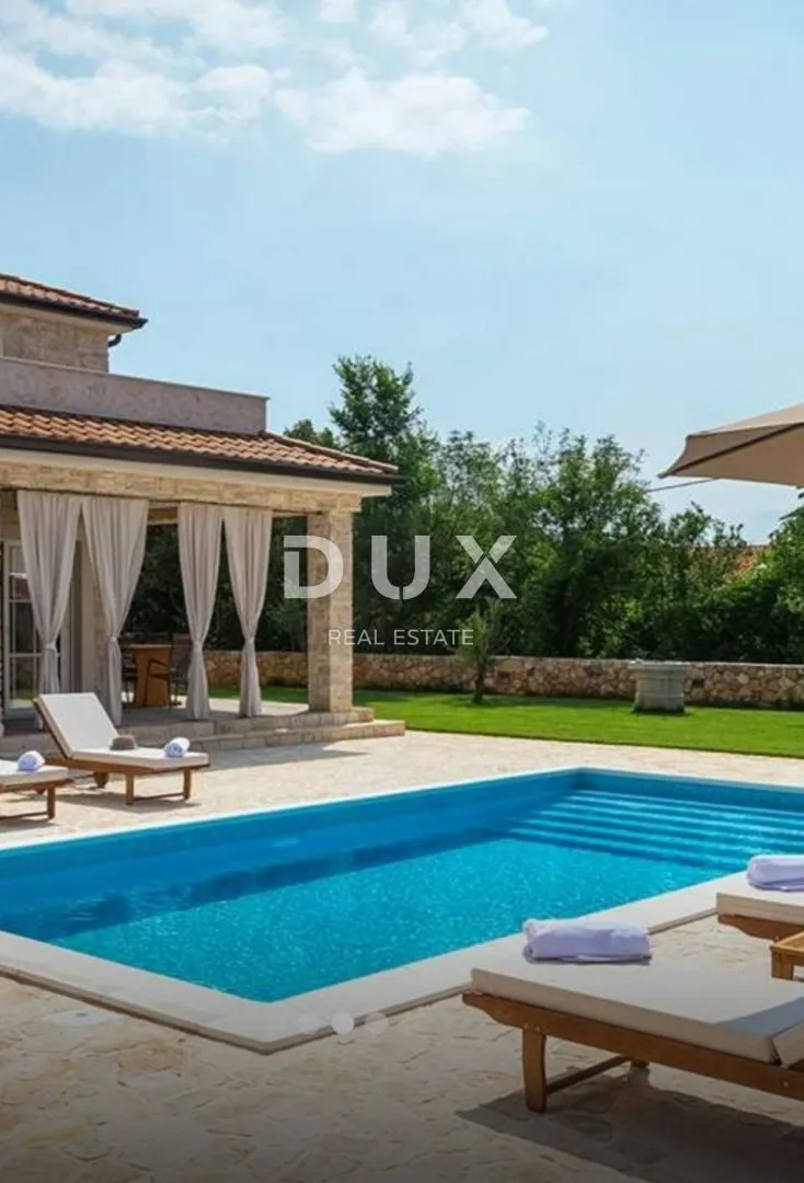 otok krk - mediteranska vila sa bazenom i velikom okućnicom - slika 11