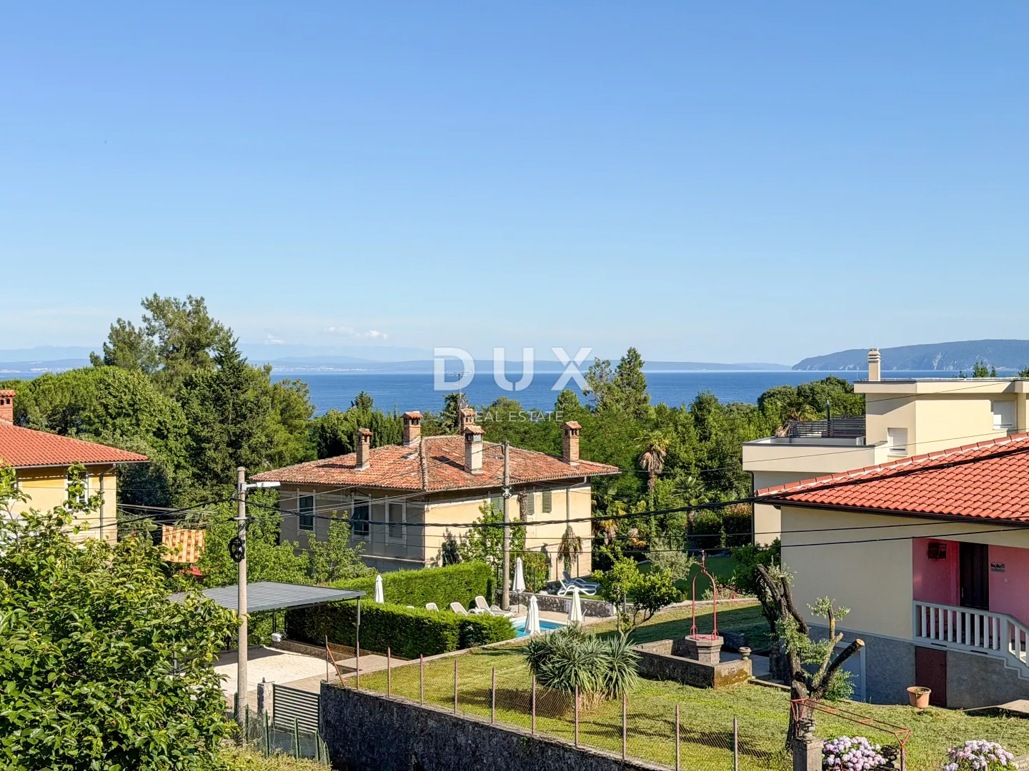 opatija, lovran - samostojeća kuća i zemljište 1250m2 s pogledom na more samo 300m od centra - slika 2