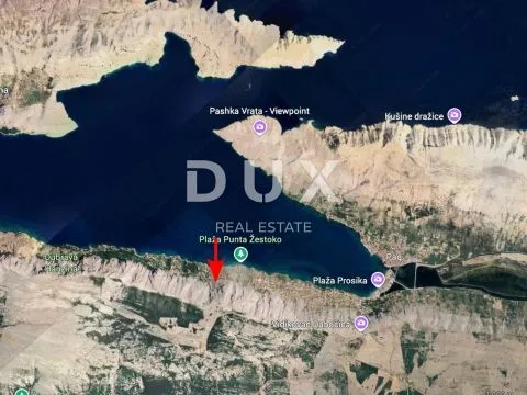 otok pag, bošana - građevinsko zemljište s pogledom na more - slika 5