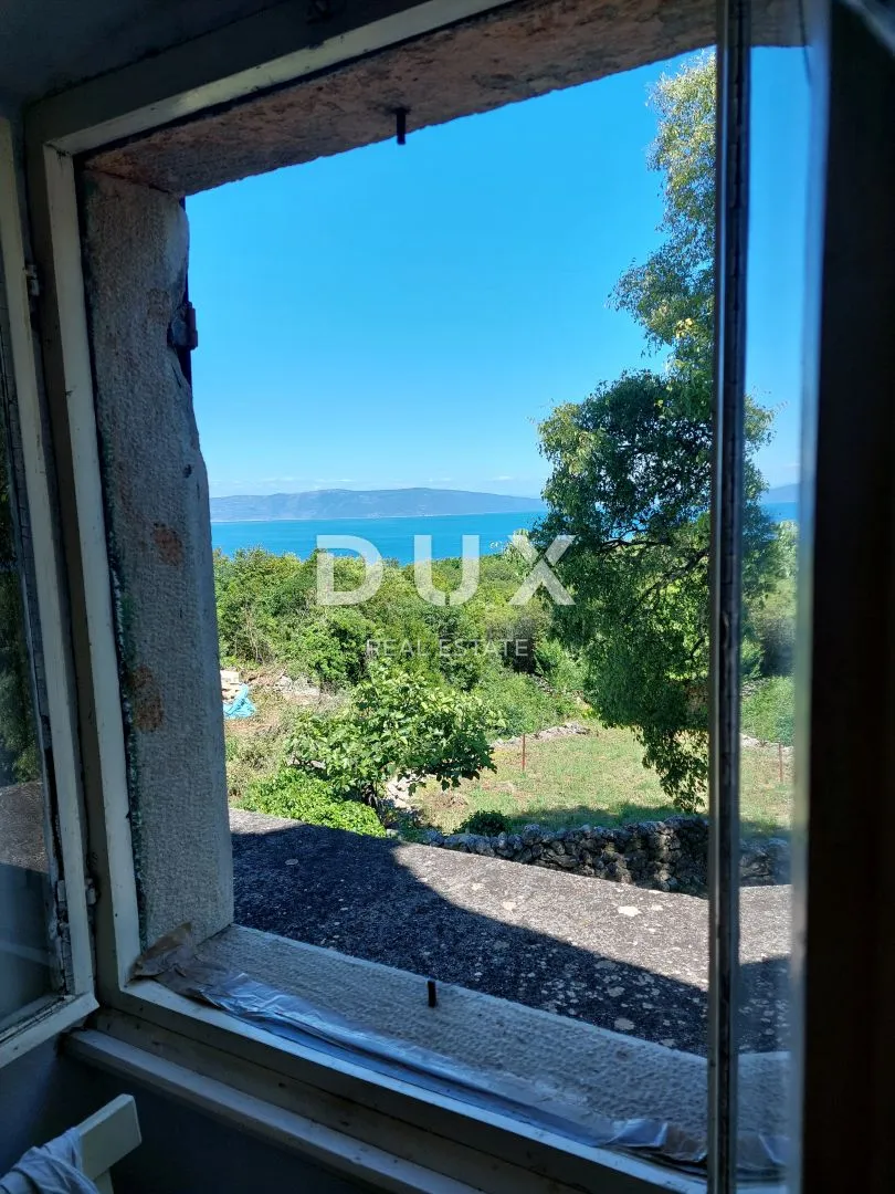 istra, rabac (okolica) - kamena kuća s pogledom na more - slika 25