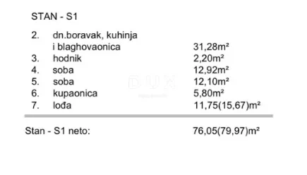 primošten, prizemni stan, 80 m², novogradnja - slika 7