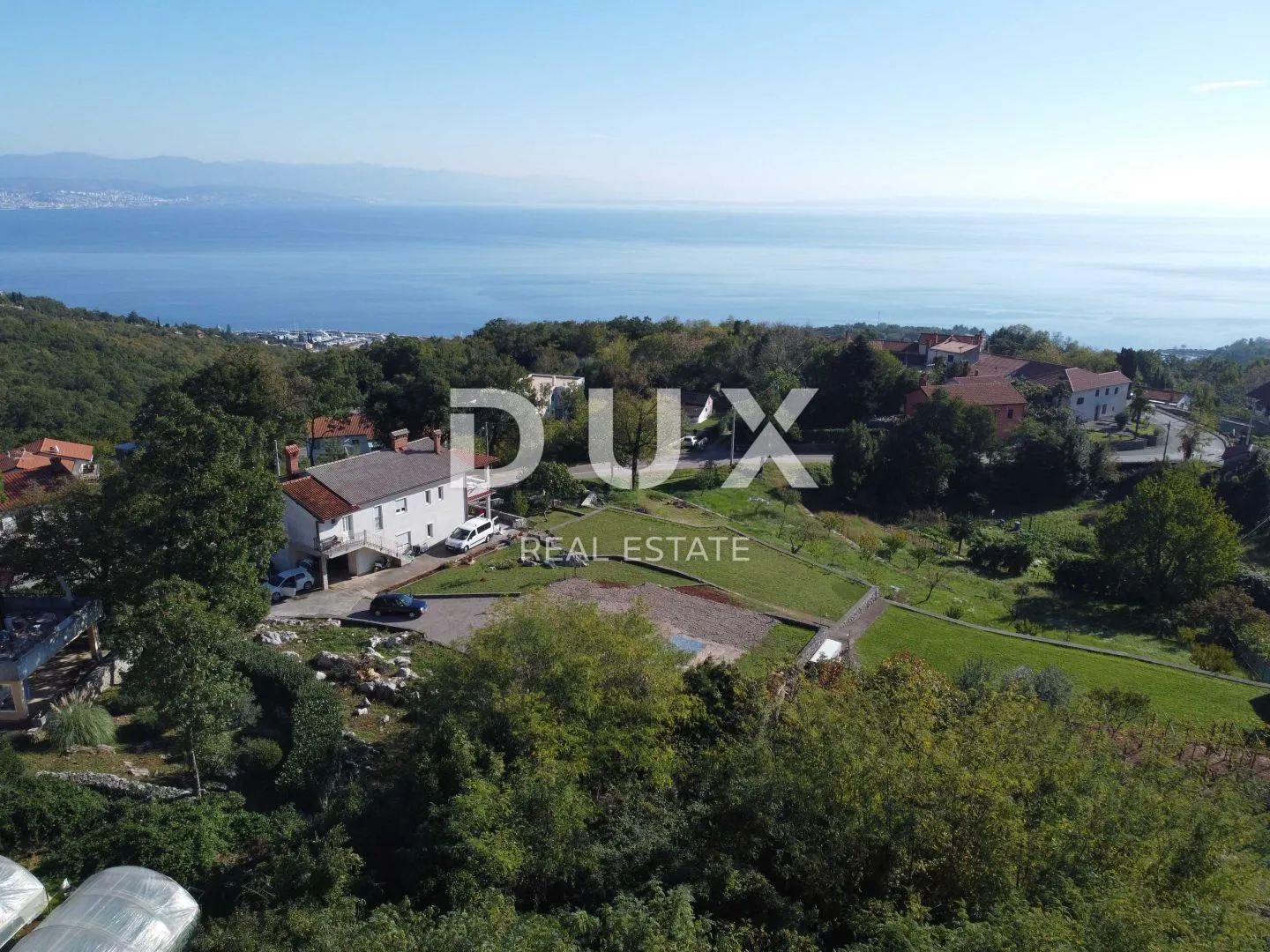 OPATIJA, IČIĆI, POLJANE- građevinsko zemljište 1400m2 s pogledom na more za obiteljsku kuću/ villu/ stambenu zgradu- stanove- apartmane/ kuću za iznajmljivanje- odmor s bazenom - Poljane, Opatija