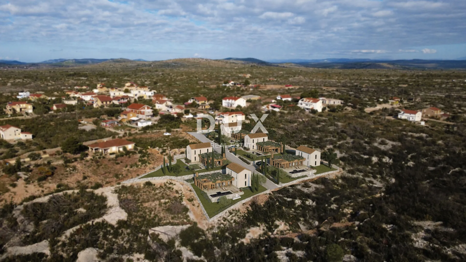 zaton, šibenik, vila u izgradnji, 188,35 m², bazen - slika 6