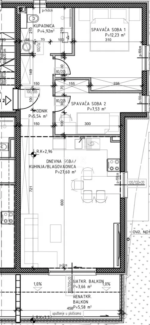 kaštel stari – 2s+db novogradnja 61 m² - slika 15